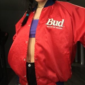 Vintage Budweiser varsity jacket